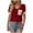 *Wine, variant on VBVC Women's V-Neck Sweater Tops,Ladies Short Sleeve T-Shirts,Summer Breathable Blouses For Women,White,S-XL