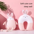 thumbnail image 1 of U Forme Cou Oreiller 2 en 1 Cou Oreiller Mignon Lapin U Forme Cou Oreiller Cou Soutien Oreiller Voyage Oreiller Cou Soutien pour Camping Randonnée Voiture Avion, 1 of 7