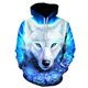 thumbnail image 4 of Sudadera con capucha con estampado 3D de lobo animal para hombre y mujer, moda informal de gran tamaño, sudaderas con capucha estilo hip hop Harajuku, 4 of 5