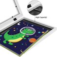 thumbnail image 3 of Dosaele 2 Pack kids Art Frames  Kid Artwork Projects Frames Changeable Kids Artwork Frames Front Opening Art Display Frame  Wooden Kid Art Frame for Children Art Project  Crafts  Drawing, 3 of 7