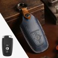 thumbnail image 1 of Car Key Fob Cover Case Protector For Ford Focus Mondeo Edge Car Key Case Fob Cover Leather Crazy Horse, 1 of 24