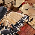 thumbnail image 4 of 24 Uds juegos de brochas de maquillaje suaves con bolsa de rodillo herramientas de maquillaje para regalos de mujeres , Colco Pinceles de maquillaje, 4 of 8
