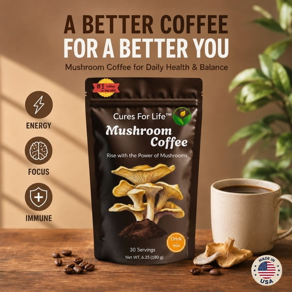 Cures For Life Mushroom Coffee