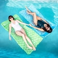 thumbnail image 1 of Colchoneta flotante inflable para piscina Sloosh, 2 unidades, para adultos, 1 of 8