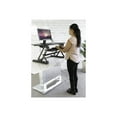 thumbnail image 4 of AIRLIFT OFF65807 - Standing desk converter - rectangular - black - black base, 4 of 11