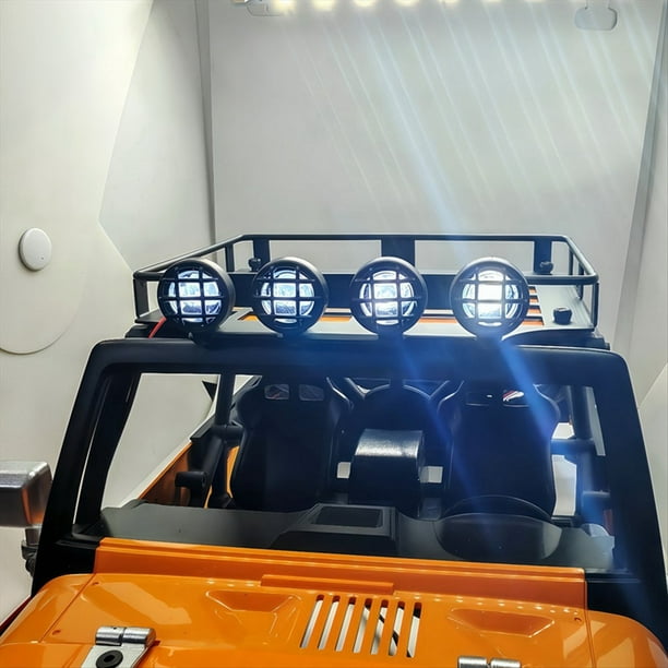 Kit de Luces para Portaequipajes de Metal para Coche RC H12Y Serie 1/12, Piezas de Mejora para Tuning, Reparación y Modificación de Coches RC B