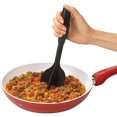 thumbnail image 3 of HLONK Meat Chopper Multifunctional Ground Beef Chopper Tool for Kitchen Cooking ABS Heat Resistant Meat Masher Tool Black, 3 of 8