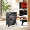 thumbnail image 5 of BEYOND HEAT Electric Fireplace Heater, 750W/1500W Fireplace Stove Heater with Realistic LED Flames and Logs, Overheating Protection, for Home Office Use, 5 of 7
