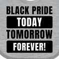 thumbnail image 4 of Inktastic Black History Month Black Pride Today Tomorrow Forever Boys or Girls Baby Bib, 4 of 4