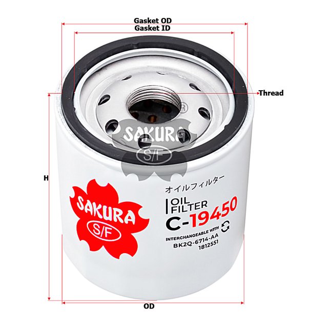 Filtro Para Aceite SAKURA 2018 A 2020 L4 2.2L
