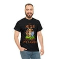 thumbnail image 4 of DJH Apparel |Hey Kids Get Off My Lawn Funny Unisex T-shirt, 4 of 6