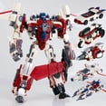 thumbnail image 2 of WEI JIANG-Figuras de acción 5 en 1 de gran tamaño para niños, juguetes de película de Anime Devastator, transFormación Predaking KO G1, modelo de Robot, juguete para niños, 2 of 4