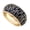Black, variant on Chunky Gold Bangle Bracelets for Women Fashionable Zebra-Print Cuff Bangle Trendy Statement Cuff Bracelet Stack Jewelry Gift