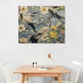 thumbnail image 2 of Orinice Flowers Birds Vintage Fine Art Aesthetic Wall Painting for Classroom Kitchen Office Farmhouse Bathroom Room Decor Pictures Wall Art Painting Print On Canvas Living Room Bedroom, 2 of 6