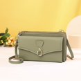 thumbnail image 2 of Faraee Crossbody Wallet for Women RFID Leather Phone Pocket Shoulder Wristlet Purse Small Bag Green, 2 of 4