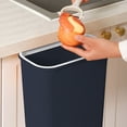 thumbnail image 4 of Bilqis Hanging Folding Mini Trash Can for Kitchen Cabinet Door, Small Collapsible Garbage Bin Under Sink, Wall Mounted Waste Bin - Container Cabinet/Bedroom/Bathroom, 4 of 6