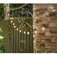 thumbnail image 2 of 2 Pcs Patio & Bistro Lights Globe String Lights 1.5 Inch E17 Bulbs 100 Foot Black Wire C9 Strand Clear, 2 of 3