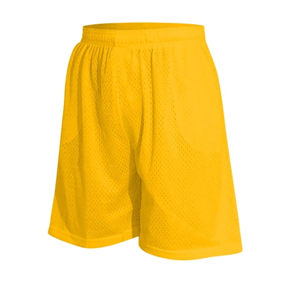 UFOUND Men Plain Mesh Shorts 2 Pocket Casual Basketball Shorts Gym Fitness Hop Leisure Bottoms Streetwear