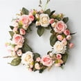 thumbnail image 3 of SPRING PARK Artificial Flower Wreath Door Window Wall Hanging Summer Garland Decor, 3 of 6