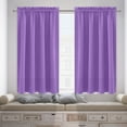 thumbnail image 5 of Uklsqma Heat Insulating Blackout Curtains for Bedroom & Kitchen | Energy Saving Thermal Insulated Window Drapes | Solid Color Scandinavian Style Silk Curtains - 1 Panel, 5 of 5