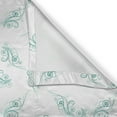 thumbnail image 4 of Ambesonne Turquoise Valance Pack of 2, Swirling Branch Lines, 54"X12", Turquoise, 4 of 5
