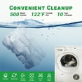 thumbnail image 6 of Gogreen Waterproof Mattress Protector, Stretchable Queen Mattress Pad Fit up to 16", Super Soft Mattress Cover Queen Size Bed Cooling Mattress Protector, Breathable Bed Cover, 6 of 10