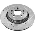 thumbnail image 6 of Detroit Axle - 2 Front Brake Rotors for 2003-2014 Volvo XC90, 2004 2005 2006 2007 2008 2009 2010 2011 2012 2013 Drilled Slotted Disc Brake Rotors Replacement : 12.91" inch Rotors, 6 of 7