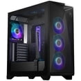 thumbnail image 1 of Gabinete Gamer MSI MPG GUNGNIR 300R AIRFLOW E-ATX Media Torre 4 Fan Cristal Templado USB-C ARGB Negro negro, 1 of 6