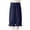 E214-Navy, variant on hengsof Girls Spring Summer Solid Elastic Waist Casual Pants Cute Ruffle Hem Cotton Loose Comfortable Long Pants for 2-14 Years Kids