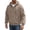 Khaki#, variant on Eygvbb Men's Quarter Zip Hoodie Long Sleeve Pullover Sweatshirt With Zipper Pockets Drawstring Hood Loose Fit Versatile Trendy Casual Top