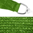 thumbnail image 2 of Shadesheet by Boen Sun Shade Sail Canopy, Triangle, Green,12'x12'x12', 2 of 2