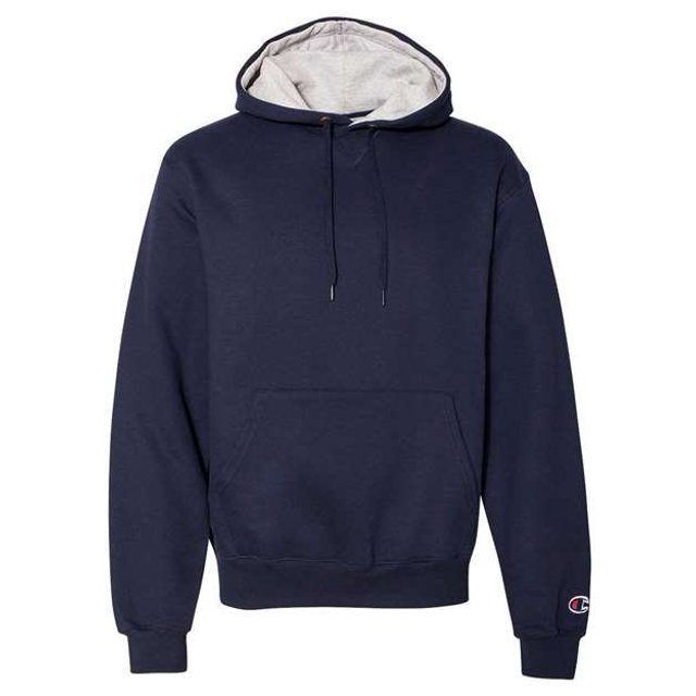 Sudadera con Capucha Campeón para hombre Algodón Max 9.7 oz Mediana Azul Marino/Gris Oxford S171