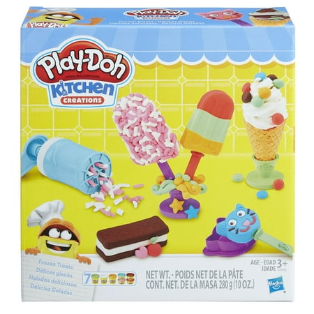 Play-Doh Kitchen Creations Frozen Treats Food Set with 7 Cans of