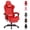 Red, variant on Gaming Chair,Ergonomic Computer Chairs for Adults with Footrest, PU Leather Office Chair with Adjustable Lumbar Support & Pocket Spring Cushion - Heavy Duty 400lb Capacity Gamer Chair (Pink)