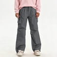 thumbnail image 3 of Men Lightweight Twill Cargo Pants Loose Stretch Hiking Everyday Wear Trousers S-XL, 3 of 9