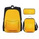 thumbnail image 1 of Easygdp Yellow Lemon Mochila para Niños y Niñas con Set de Caja de Almuerzo y Estuche para Lápices 3 en 1, Mochila Escolar Estampada para Adolescentes, 1 of 7