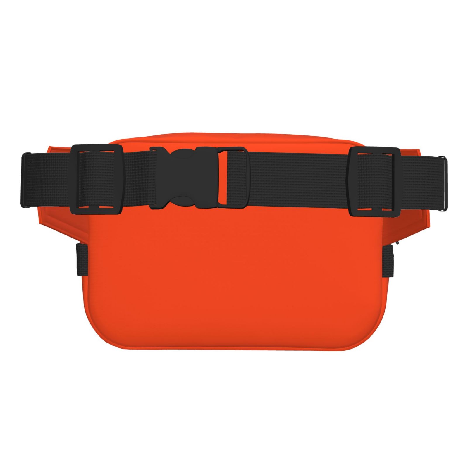 Rateoe Orange Print Fanny Pack Belt Bag for Women and Men, Square Double-Layer Waterproof Waist Pack with Adjustable Strap for Hiking, Jogging, Cycling