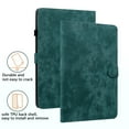 thumbnail image 7 of Dteck Case for iPad Air 13 inch 2024 or iPad Pro 12.9 6th/5th/4th/3rd Generation 2022/2021/2020/2018, Embossed PU Leather Folio Auto Sleep/Wake Cover, Multi-Angle Viewing Stand,Darkgreen, 7 of 7