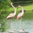 thumbnail image 2 of SPI Home San Pacific International Flamboyant Crane Garden Statue - Set of 2, 2 of 3