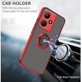 thumbnail image 3 of Case for Infinix Hot 30i Case with Stand, Compatible with Magnetic Car Phone Mount, Ultra Slim Infinix Hot 30i Phone Case for Women Men Shockproof Protective Cases Cover (Red), 3 of 7