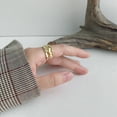 thumbnail image 3 of Sterling Silver Irregular Bump Ring: Geometric Korean Style, 925 Silver Electroplated, Individually Packed, 3 of 5