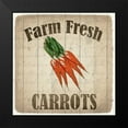 thumbnail image 2 of Allen, Kimberly 15x15 Black Modern Framed Museum Art Print Titled - Farm Fresh Carrots, 2 of 5