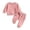 Pink, variant on LYMAYTER 2PCS Toddler Baby Sweatshirt Outfit for Boys Girls 0M-3T Infant Crewneck T-Shirt Top& Drawstring Pants Set Long Sleeve Solid Sweatsuit Set