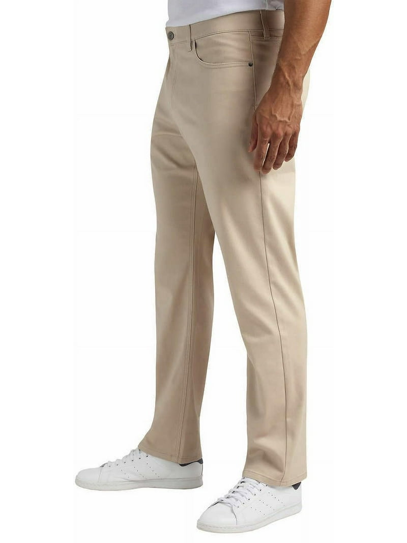 Pantalon De Ville IZOD Homme 38x32 – Beige – Jambe Droite – Très Bon État