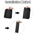 thumbnail image 3 of Unique Bargains 1pcs Black Car Seat Belt Cover Universal Microfiber Leather Auto Seat Belt Covers Shoulder Protection, 3 of 6