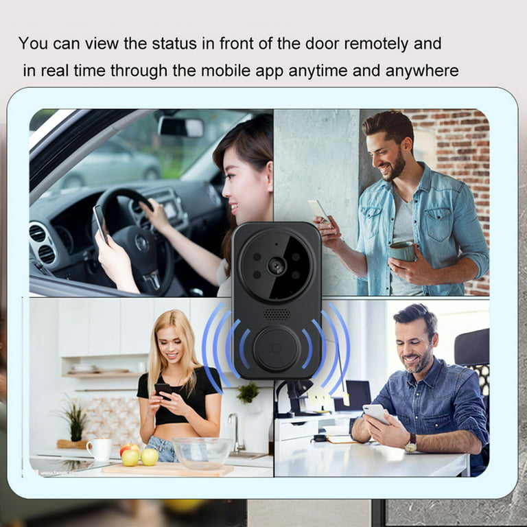 Best Seller Wifi Ulooka Mini doorbell Camera with Ulooka Mobile App