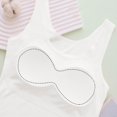thumbnail image 4 of Antinious Kids Girls Stretchy Bralette Designed for Casual And Lightweight,Girls Sports Bras for Unparalleled ,Kids Girls Solid Color Underwear Girls Camisole Mid Length Bra,White,XL, 4 of 5