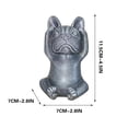thumbnail image 3 of CxhicLuv French Statue Home Decor, Zen Resin Dog Sculpture, Sitting French Bulldog Figurine, Peaceful Garden & Office Decoration, Unique Gift for Dog Lovers, Indoor & Outdoor Décor, 3 of 3