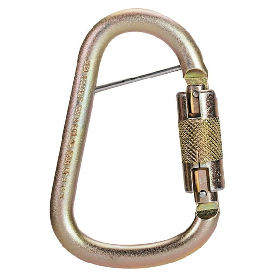 MSA Steel Carabiners, 1 in, Anchorage; Silver