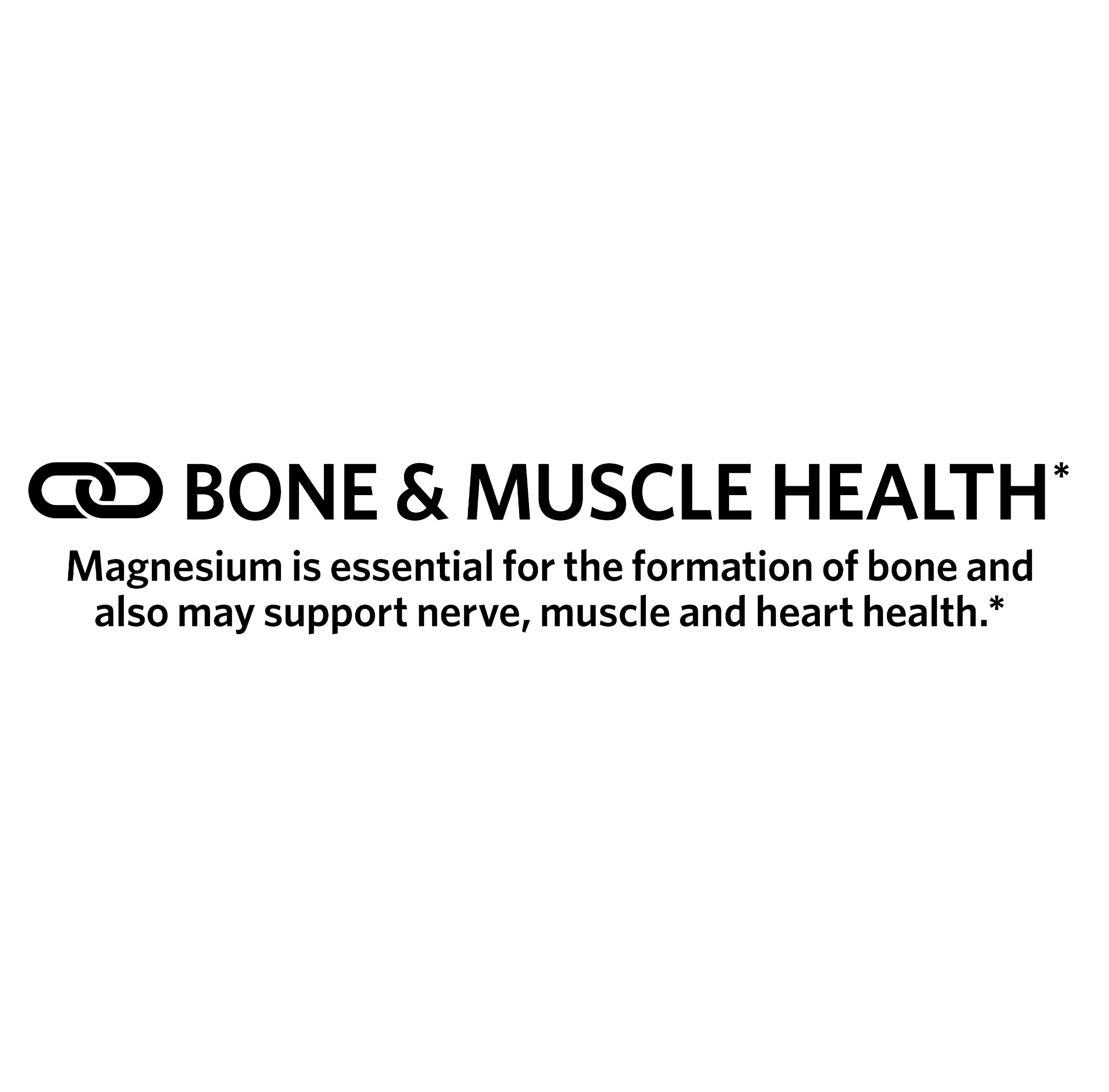 Spring Valley Magnesium Bone & Muscle Health Dietary Supplement Tablets, 400 mg, 250 Count - image 6 of 10